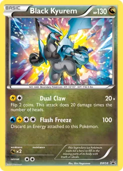 BW Black Star Promos Black Kyurem Pokémon card